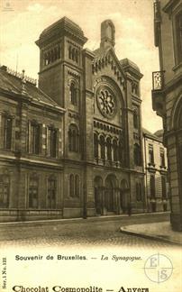 Belgium, Great Synagogue in Bruxelles
